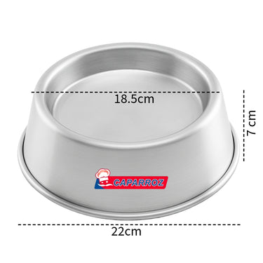 Forma Grande para Bolo Vulcão – 22x7cm – Forma de Alumínio Caparroz